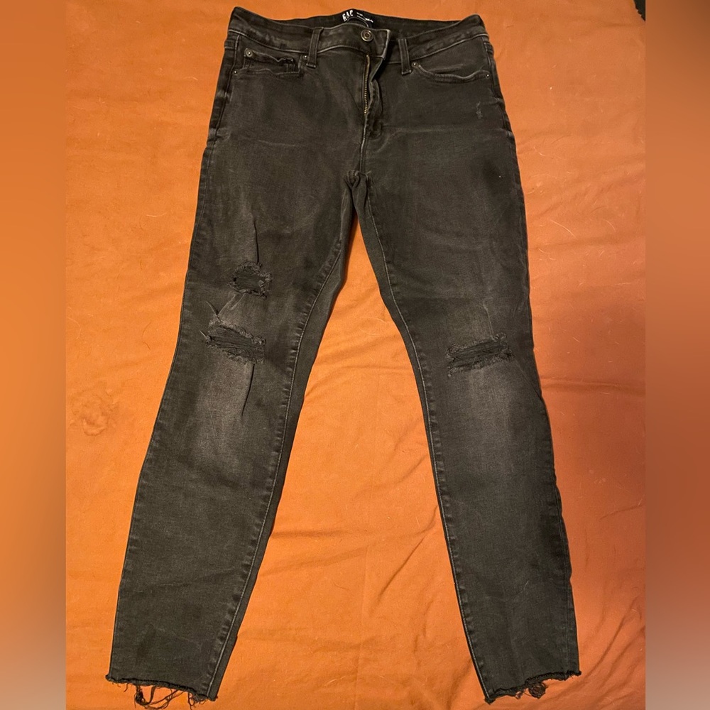 Gap Denim Distressed Leggings